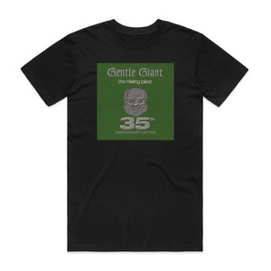 Gentle Giant The Missing Piece 1 Album Cover T-Shirt Black Gentle Giant The Missing Piece 1 Album Cover T-Shirt Black