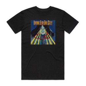 Gillan Living For The City Album Cover T-Shirt Black Gillan Living For The City Album Cover T-Shirt Black
