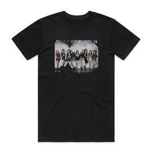 Girls Generation Flower Power Album Cover T-Shirt Black Girls Generation Flower Power Album Cover T-Shirt Black