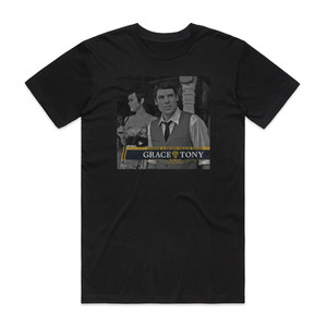Grace and Tony Inside A Seven Track Mind Album Cover T-Shirt Black Grace and Tony Inside A Seven Track Mind Album Cover T-Shirt Black