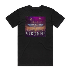 Gibonni Live Album Cover T-Shirt Black