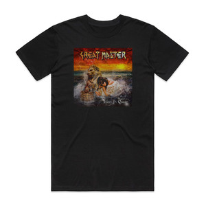 Great Master Lion Queen Album Cover T-Shirt Black Great Master Lion Queen Album Cover T-Shirt Black