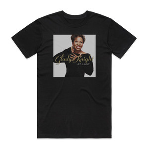 Gladys Knight At Last Album Cover T-Shirt Black