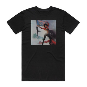 Grace Slick Welcome To The Wrecking Ball Album Cover T-Shirt Black
