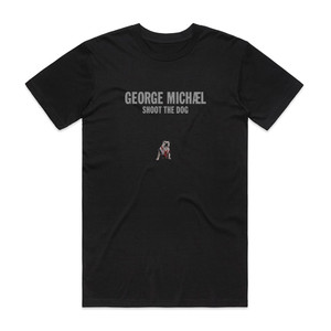 George Michael Shoot The Dog Album Cover T-Shirt Black