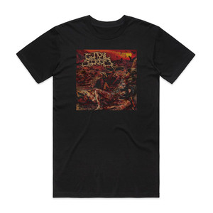 Guttural Secrete Reek Of Pubescent Despoilment 1 Album Cover T-Shirt Black
