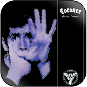 Coroner Mental Vortex Album Cover Sticker Album Cover Sticker Coroner Mental Vortex Album Cover Sticker Album Cover Sticker