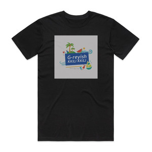 G-reyish Bravo My Trip Album Cover T-Shirt Black G-reyish Bravo My Trip Album Cover T-Shirt Black