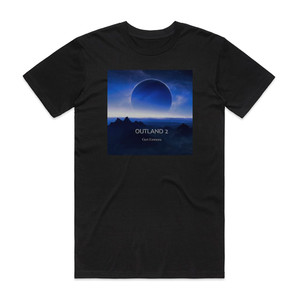 Gert Emmens Outland 2 Album Cover T-Shirt Black