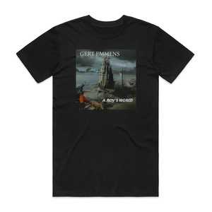 Gert Emmens A Boys World Album Cover T-Shirt Black