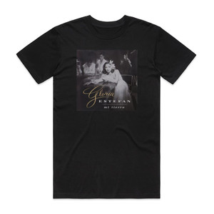 Gloria Estefan Mi Tierra Album Cover T-Shirt Black