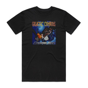 Galactic Cowboys Machine Fish Album Cover T-Shirt Black Galactic Cowboys Machine Fish Album Cover T-Shirt Black