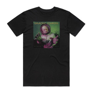 Galactic Cowboys Space In Your Face Album Cover T-Shirt Black Galactic Cowboys Space In Your Face Album Cover T-Shirt Black
