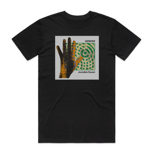 Genesis Invisible Touch 1 Album Cover T-Shirt Black
