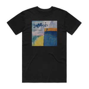 Genesis I Cant Dance Album Cover T-Shirt Black Genesis I Cant Dance Album Cover T-Shirt Black