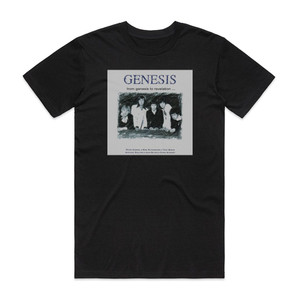 Genesis From Genesis To Revelation 9 Album Cover T-Shirt Black Genesis From Genesis To Revelation 9 Album Cover T-Shirt Black