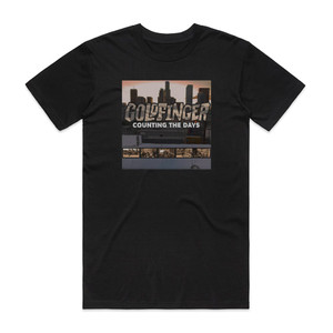Goldfinger Counting The Days Album Cover T-Shirt Black Goldfinger Counting The Days Album Cover T-Shirt Black