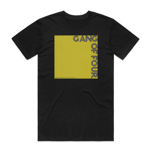 Gang of Four Yellow Ep Album Cover T-Shirt Black
