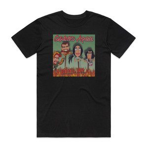 Guano Apes Ddel Up Album Cover T-Shirt Black Guano Apes Ddel Up Album Cover T-Shirt Black