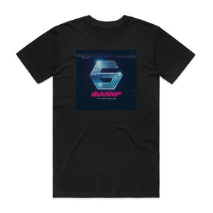 GUNSHIP Fly For Your Life Album Cover T-Shirt Black GUNSHIP Fly For Your Life Album Cover T-Shirt Black