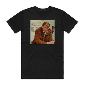 Glen Campbell Gentle On My Mind Album Cover T-Shirt Black