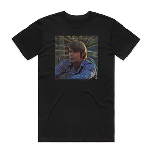 Glen Campbell Glen Travis Campbell Album Cover T-Shirt Black Glen Campbell Glen Travis Campbell Album Cover T-Shirt Black