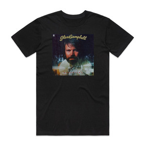 Glen Campbell Bloodline Album Cover T-Shirt Black Glen Campbell Bloodline Album Cover T-Shirt Black