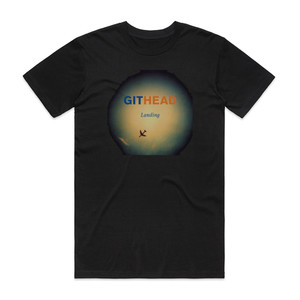 Githead Landing Album Cover T-Shirt Black