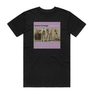 Groove Coverage Greatest Hits Album Cover T-Shirt Black Groove Coverage Greatest Hits Album Cover T-Shirt Black