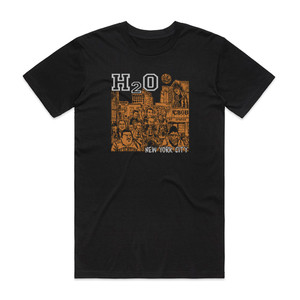 H2O New York City Album Cover T-Shirt Black H2O New York City Album Cover T-Shirt Black