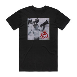 H2O Use Your Voice Album Cover T-Shirt Black H2O Use Your Voice Album Cover T-Shirt Black