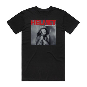 Helmet Size Matters Album Cover T-Shirt Black