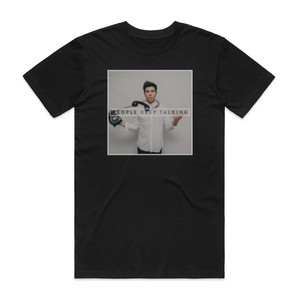 Hoodie Allen People Keep Talking Album Cover T-Shirt Black Hoodie Allen People Keep Talking Album Cover T-Shirt Black
