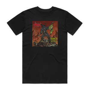 Hirax Thrash And Destroy Album Cover T-Shirt Black Hirax Thrash And Destroy Album Cover T-Shirt Black