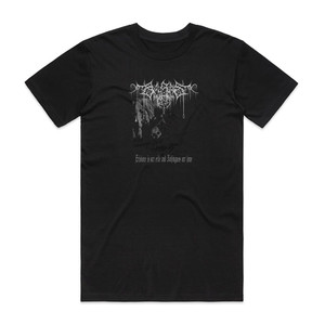 Heights of Despair Existence Is Our Exile And Nothingness Our Home Album Cover T-Shirt Black
