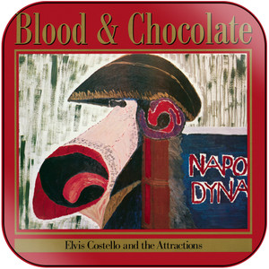 Elvis Costello and The Attractions Blood Chocolate Album Cover Sticker Album Cover Sticker Elvis Costello and The Attractions Blood Chocolate Album Cover Sticker Album Cover Sticker