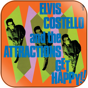 Elvis Costello and The Attractions Get Happy-2 Album Cover Sticker Album Cover Sticker