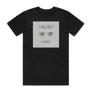 Halsey Ghost Album Cover T-Shirt Black Halsey Ghost Album Cover T-Shirt Black