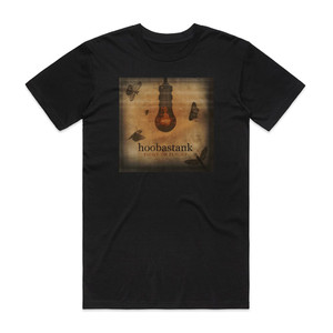 Hoobastank Fight Or Flight 1 Album Cover T-Shirt Black Hoobastank Fight Or Flight 1 Album Cover T-Shirt Black
