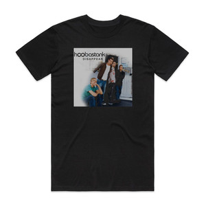 Hoobastank Disappear Album Cover T-Shirt Black Hoobastank Disappear Album Cover T-Shirt Black