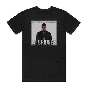 Henry Jackman 21 Bridges Album Cover T-Shirt Black Henry Jackman 21 Bridges Album Cover T-Shirt Black