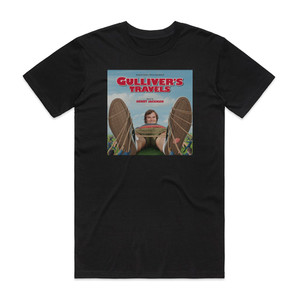 Henry Jackman Gullivers Travels Album Cover T-Shirt Black Henry Jackman Gullivers Travels Album Cover T-Shirt Black
