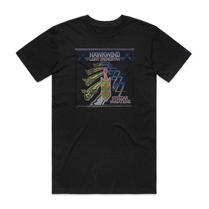 Hawkwind Light Orchestra Stellar Variations Album Cover T-Shirt Black