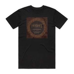 Howard Shore The Hobbit An Unexpected Journey 3 Album Cover T-Shirt Black