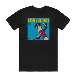 Hanson Brothers My Game 1 Album Cover T-Shirt Black