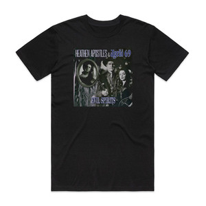 Heathen Apostles Evil Spirits Album Cover T-Shirt Black Heathen Apostles Evil Spirits Album Cover T-Shirt Black