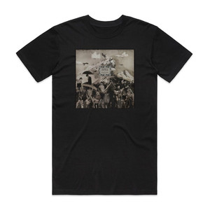 Horse Feathers Cynics New Year Album Cover T-Shirt Black Horse Feathers Cynics New Year Album Cover T-Shirt Black