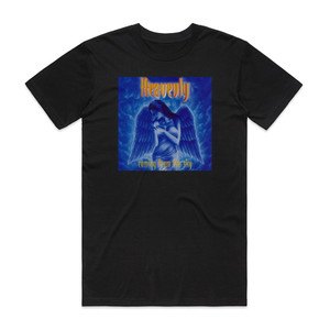 Heavenly Coming From The Sky Album Cover T-Shirt Black Heavenly Coming From The Sky Album Cover T-Shirt Black