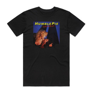 Humble Pie Go For The Throat Album Cover T-Shirt Black Humble Pie Go For The Throat Album Cover T-Shirt Black