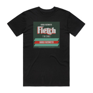 Harold Faltermeyer Fletch Theme Album Cover T-Shirt Black